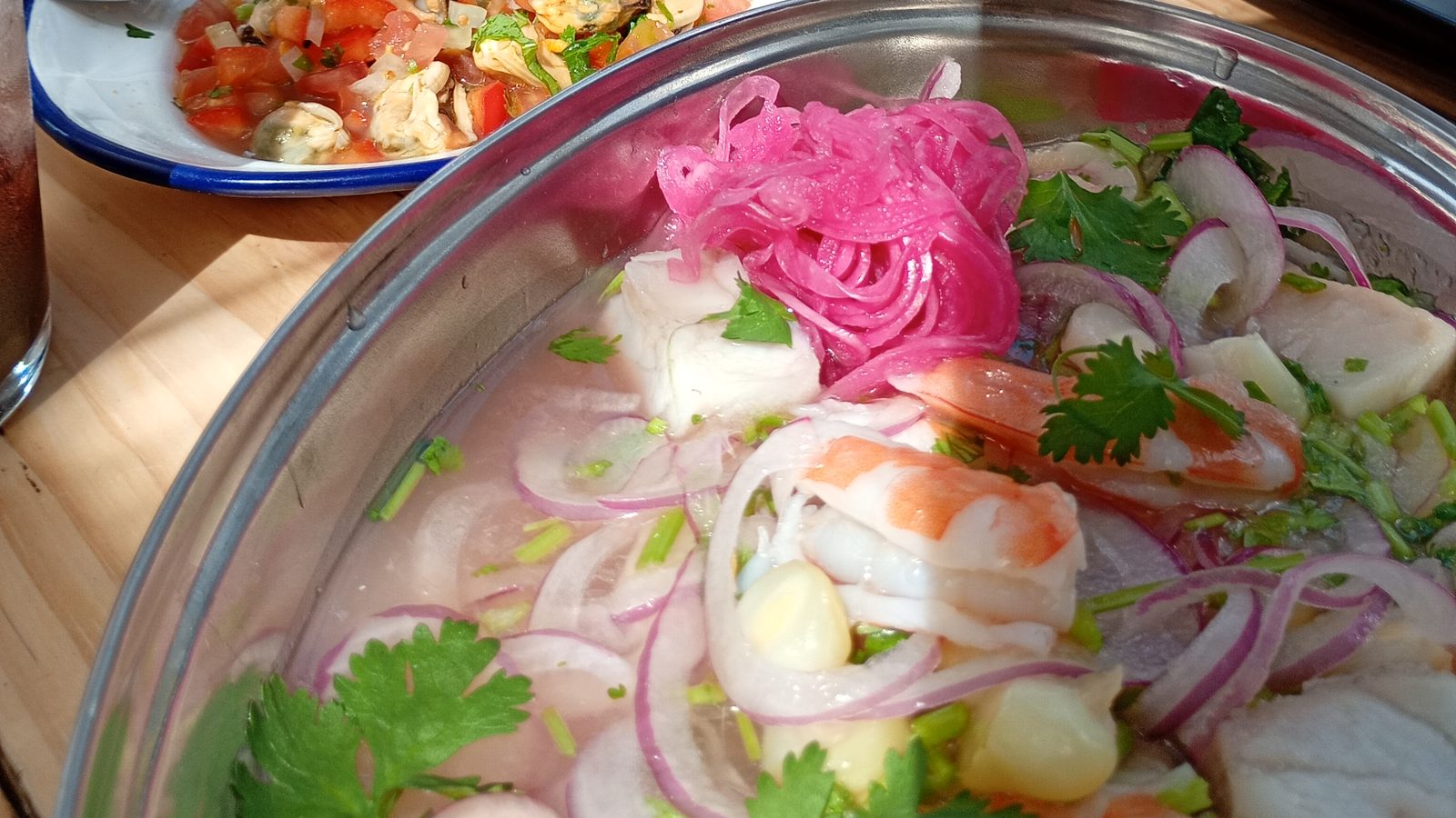 Ceviche de camarón de La Central