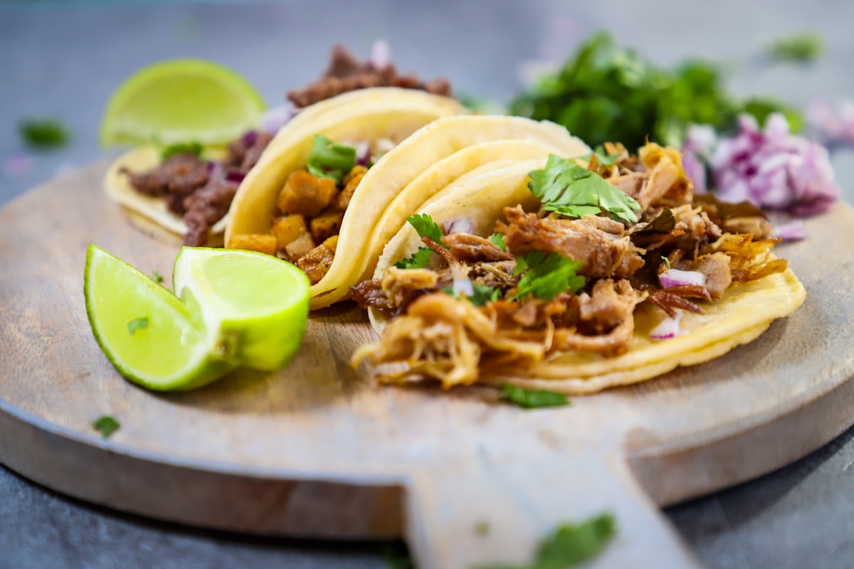 Tacos Mariachi de cochinita pibil en La Central