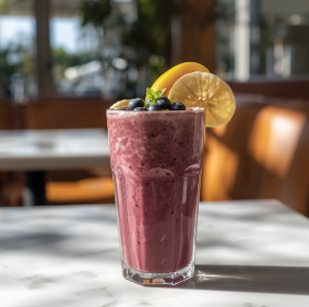 Smoothie naturel aux fruits frais