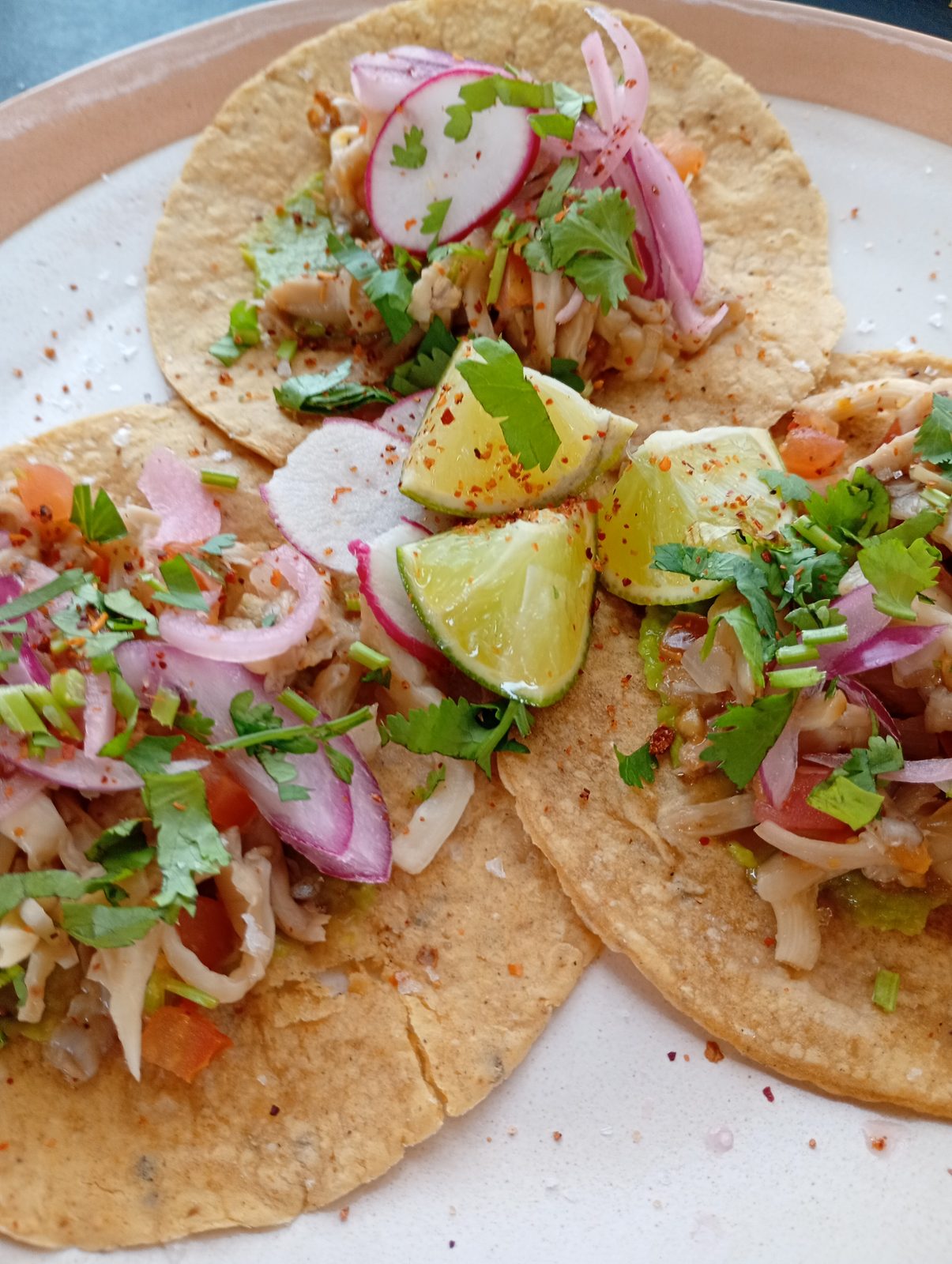 Taco Baja California de pescado rebozado en La Central